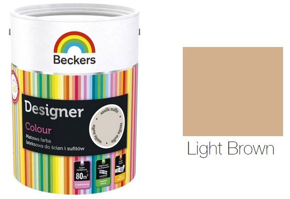 Beckers Designer Colour 5L - Light Brown