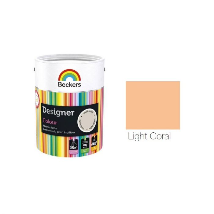 Beckers Designer Colour 5L - Light Coral