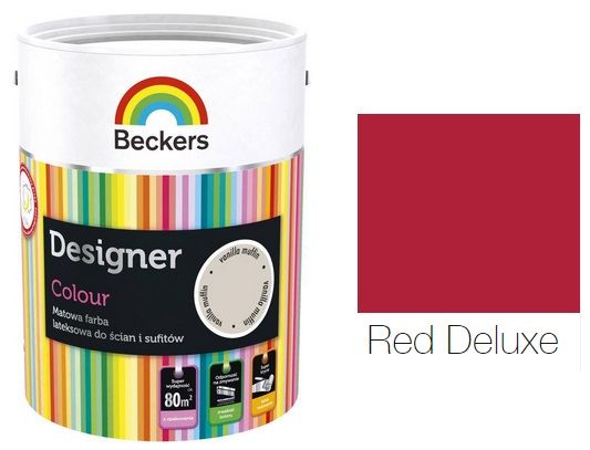 Beckers Designer Colour 5L - Red Deluxe
