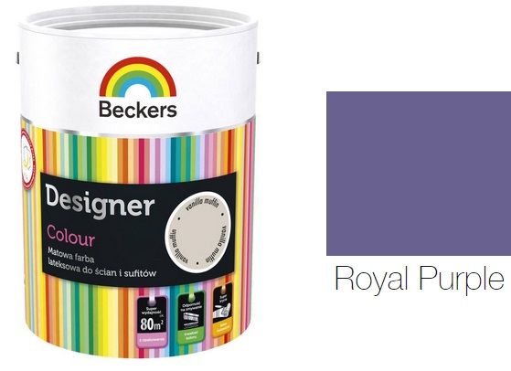 Beckers Designer Colour 5L - Royal Purple