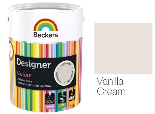 Beckers Designer Colour 5L - Vanilla Cream