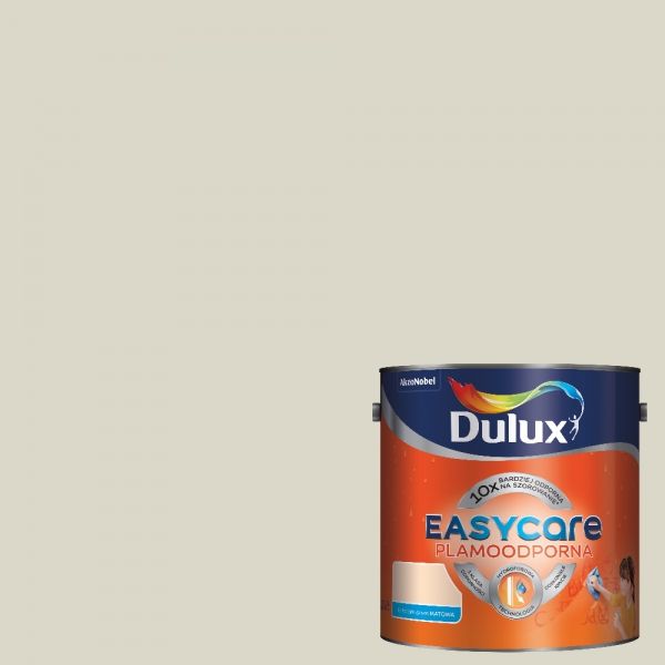 DULUX EasyCare  Solidny Szary Beż 2,5 L - Farba do ścian i sufitów
