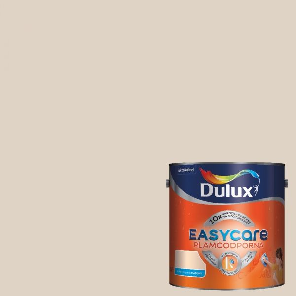 DULUX EasyCare Mistrzowskie Płótno 2,5 L - Farba do ścian i sufitów