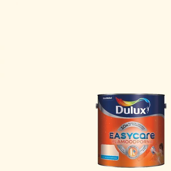 DULUX EasyCare Niebywale Śmietankowy 2,5 L - Farba do ścian i sufitów