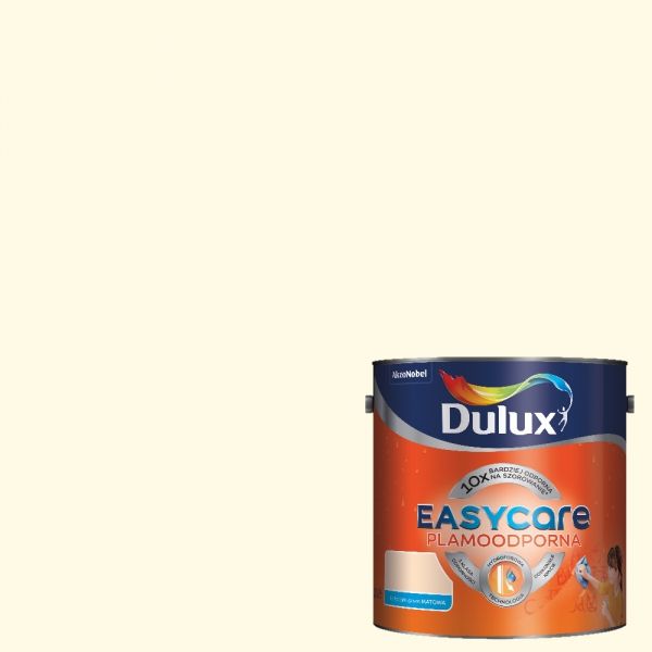 DULUX EasyCare Nietuzinkowe Ecru 2,5 L - Farba do ścian i sufitów