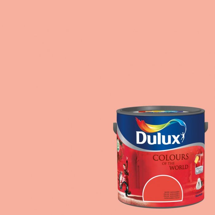 DULUX Kolory Świata Arbuzowa Fiesta 2,5 L - Farba do ścian i sufitów