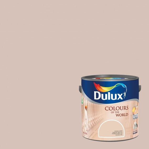 DULUX Kolory Świata Aromatyczny Kardamon 2,5 L - Farba do ścian i sufitów