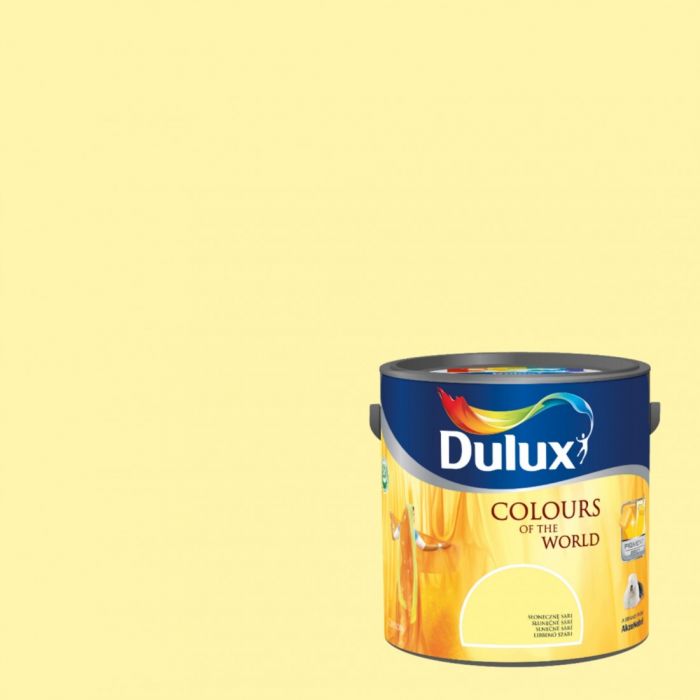 DULUX Kolory Świata Cytrynowy Sad 2,5 L - Farba do ścian i sufitów