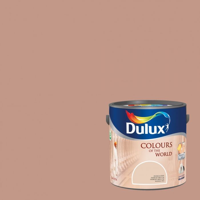 DULUX Kolory Świata Drzewo Sandałowe 2,5 L - Farba do ścian i sufitów               (1)