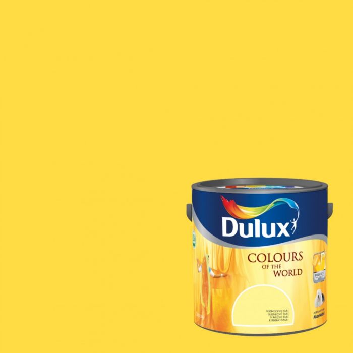 DULUX Kolory Świata Egzotyczne Curry 2,5 L - Farba do ścian i sufitów