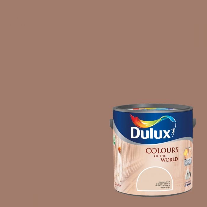 DULUX Kolory Świata Indyjski Palisander 2,5 L - Farba do ścian i sufitów