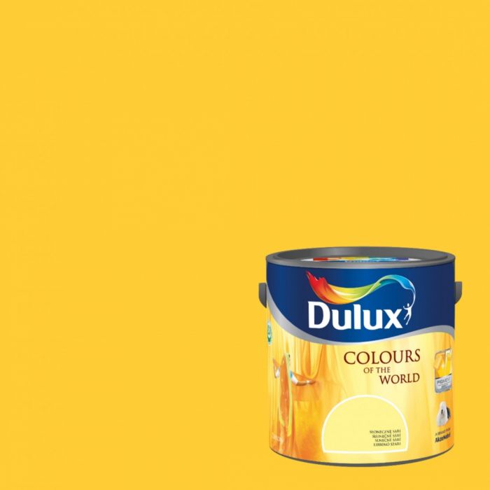 DULUX Kolory Świata Korzeń Kurkumy 2,5 L - Farba do ścian i sufitów