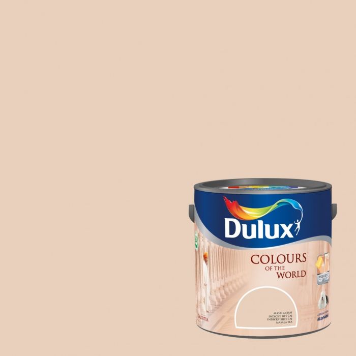 DULUX Kolory Świata Masala Chai 2,5 L - Farba do ścian i sufitów