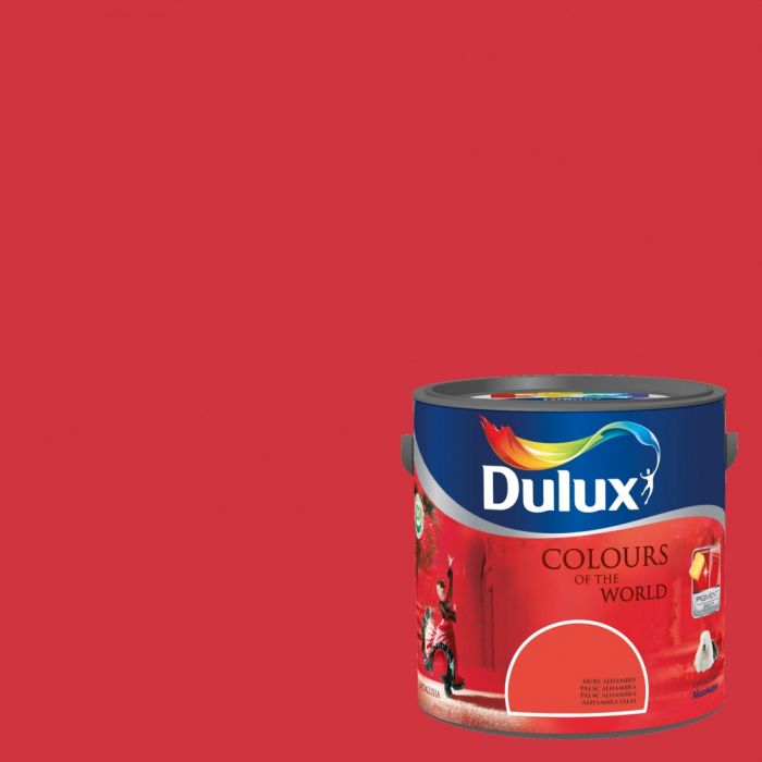 DULUX Kolory Świata Ogniste Flamenco 2,5 L - Farba do ścian i sufitów