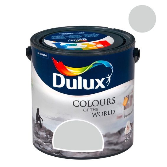 DULUX Kolory Świata Okruch Lodu 2,5 L - Farba do ścian i sufitów