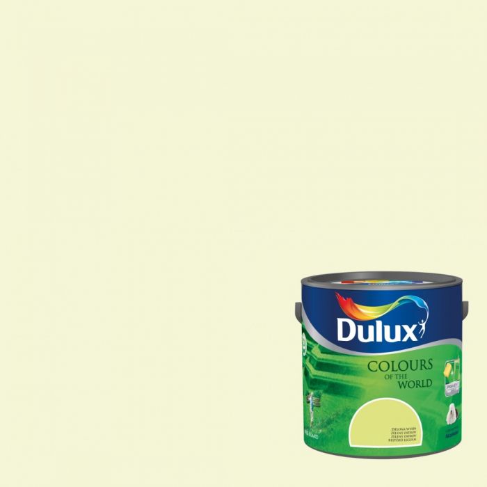 DULUX Kolory Świata Pąki Akacji 2,5 L - Farba do ścian i sufitów