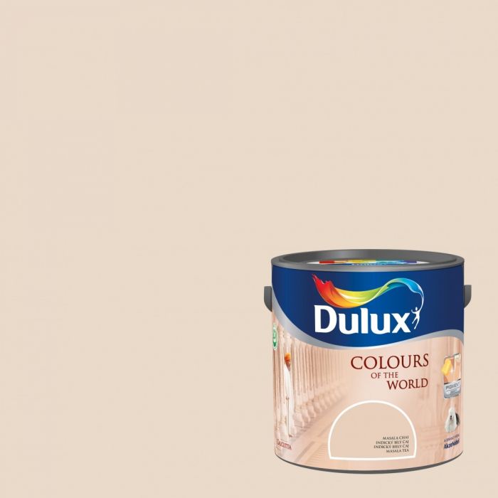 DULUX Kolory Świata Stepy Bengalu 2,5 L - Farba do ścian i sufitów