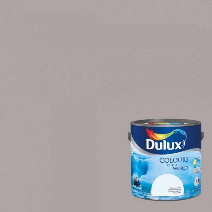 DULUX Kolory Świata Szara Poświata 2,5 L - Farba do ścian i sufitów