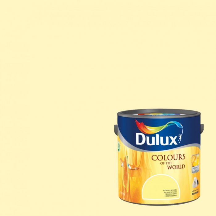 DULUX Kolory Świata Tropikalne Słońce 2,5 L - Farba do ścian i sufitów