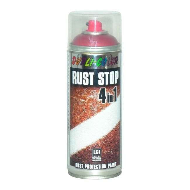 Lakier antykorozyjny Dupli Color Rust Stop RAL 9010 biały 0,4 l