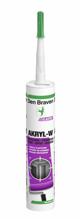 Den Braven AKRYL-W biały 300ml -  Acryl-W, akryl biały