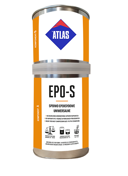 ATLAS EPO-S ATLAS EPO-S 1kg A+B uniwersalne spoiwo epoksydowe