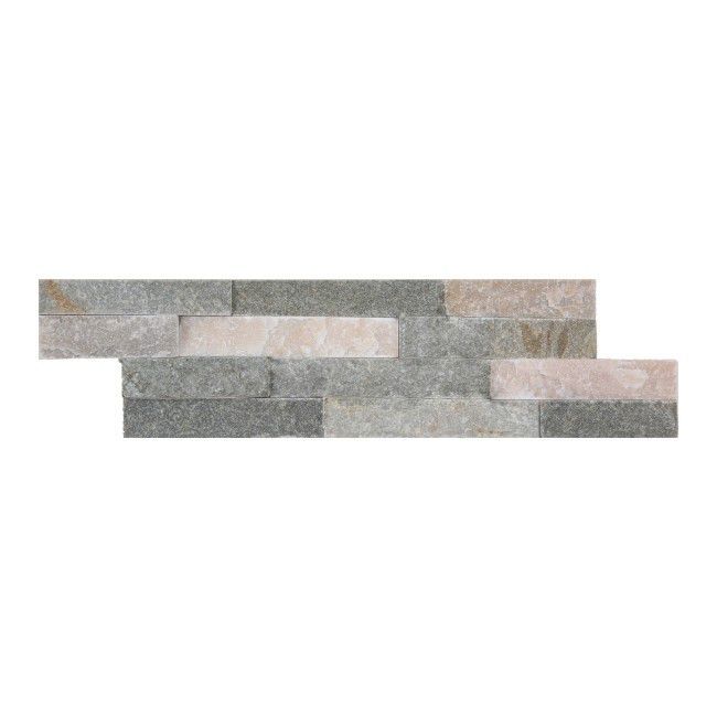 Kamień Slate 10 x 35 cm szary 0,385 m2