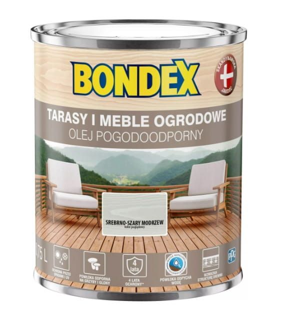Bondex Olej Pogodoodporny Srebrno-Szary Modrzew 2,5 l