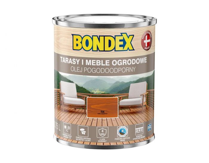 Bondex Olej Pogodoodporny Tek 2,5 l