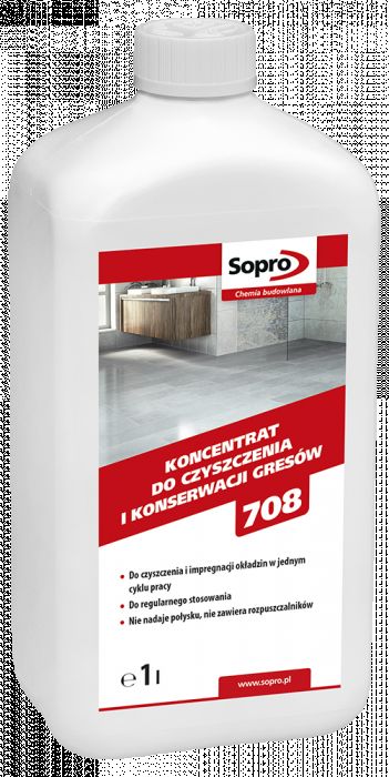 Koncentrat czyszczący i konserwujący gresy Sopro FPR 708  1 L