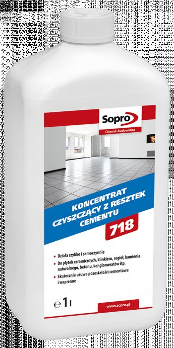 Koncentrat czyszczący z resztek cementu Sopro ZE 718  1 L