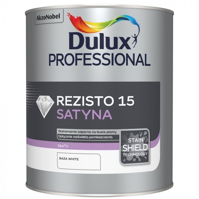Dulux Professional REZISTO 15 SATYNA White 0,9l