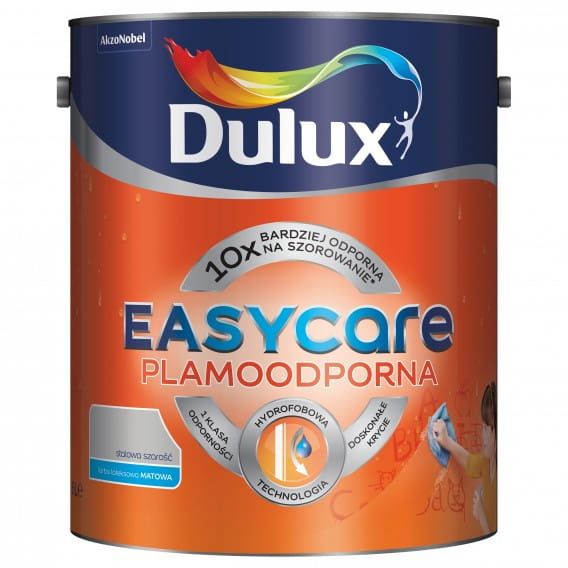 Farba Dulux EasyCare stalowa szarość 5 l