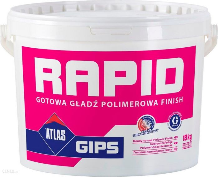 Atlas Rapid 18kg - gotowa gładź polimerowa