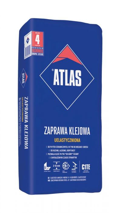 Atlas Uelastyczniony 25kg - klej uniwersalny C1TE