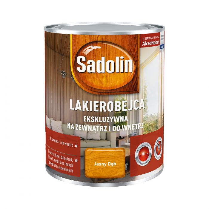 Lakierobejca ekskluzywna 0,75 L jasny dąb SADOLIN