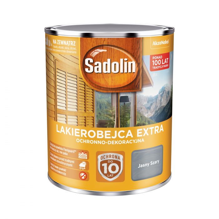 Lakierobejca Extra 0,75 L jasny szary SADOLIN