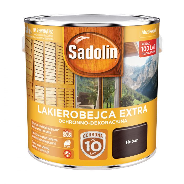 Lakierobejca Extra 2,5 L heban SADOLIN