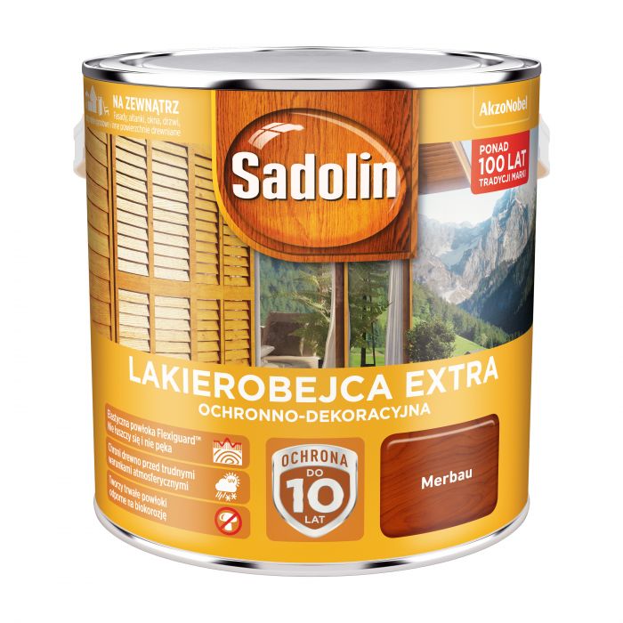 Lakierobejca Extra 2,5 L merbau SADOLIN