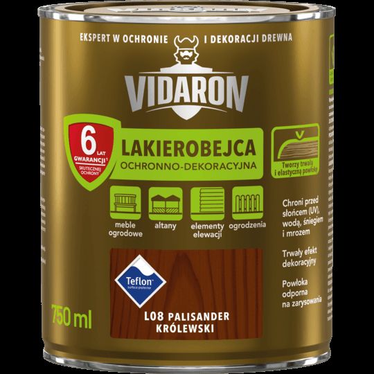 Lakierobejca palisander królewski L08 0,75 L VIDARON