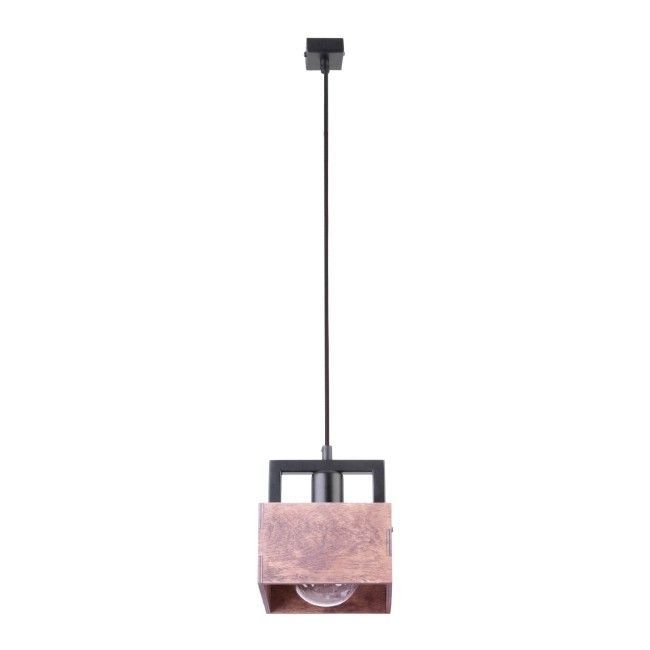 Lampa wisząca Dakota 1 x 60 W E27 brązowa