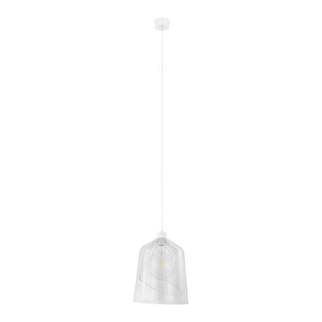 Lampa wisząca GoodHome Calaneo 1-punktowa E27 biała