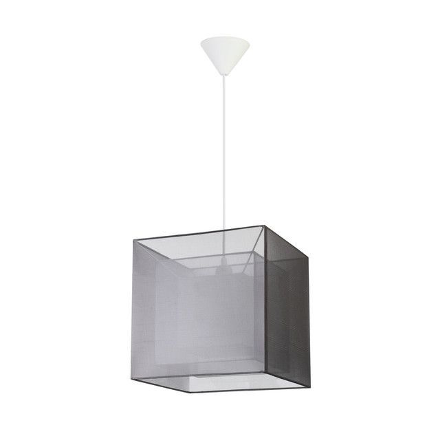 Lampa wisząca GoodHome Ciplye 30 cm E27 biało-szara