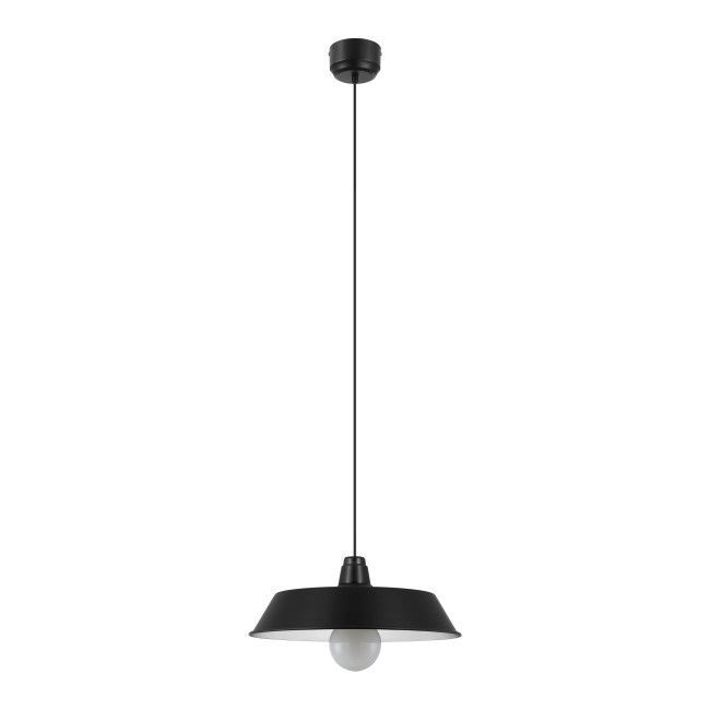 Lampa wisząca GoodHome Gammuse 1-punktowa E27 czarna