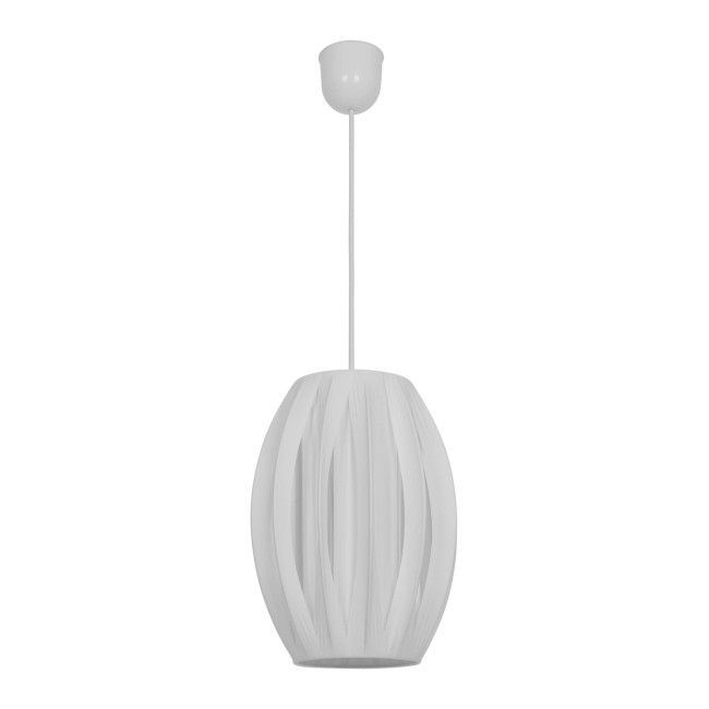 Lampa wisząca GoodHome Lufira 1-punktowa E27 biała