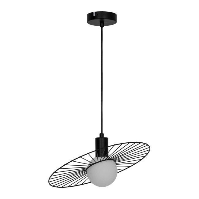 Lampa wisząca GoodHome Odzala 1-punktowa G9 czarna