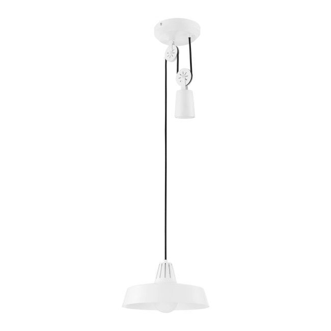 Lampa wisząca GoodHome Yarra 1-punktowa E27 biała