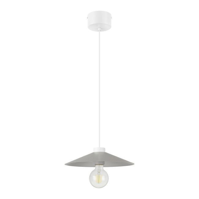 Lampa wisząca GoodHome Zanbar 1-punktowa E27 szara