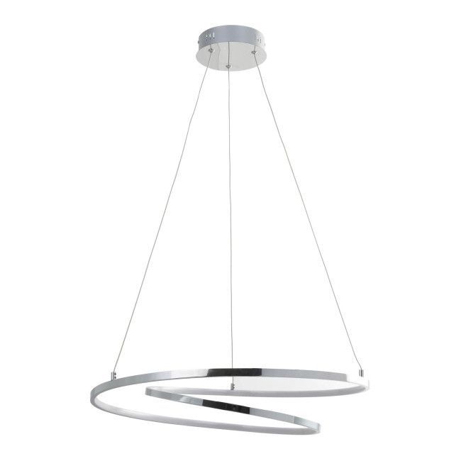 Lampa wisząca LED GoodHome Pegmati 58 cm 2000 lm chrom