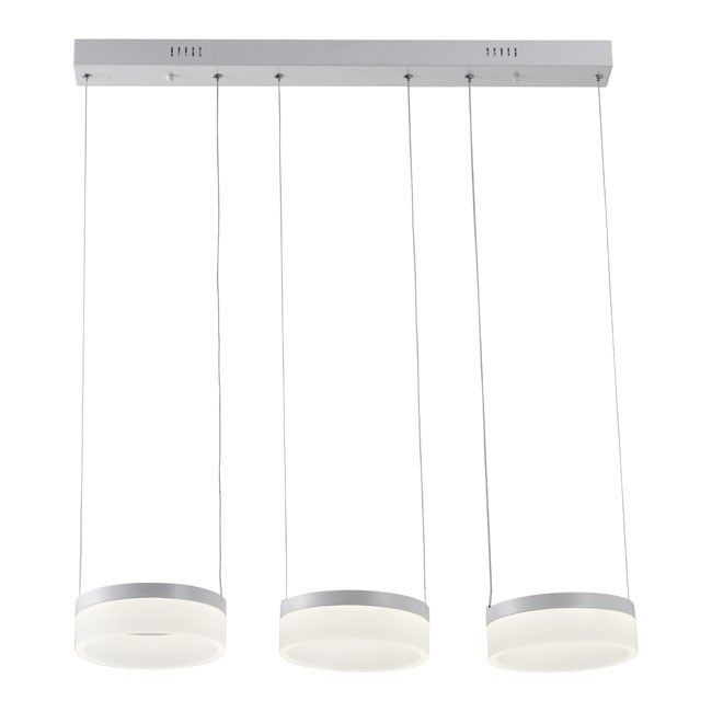 Lampa wisząca LED Nicki 3 x 12 W biała